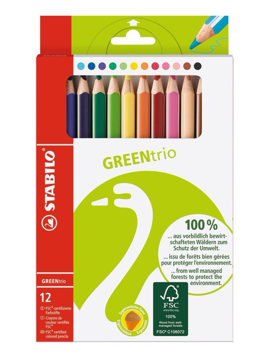 EAN 4006381401029 - STABILO GREENtrio Multicolor 12 pieza(s) imagen 1