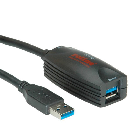 EAN 7611990120154 - ROLINE USB 3.0 Active Repeater cable USB 5 m USB A Negro imagen 2