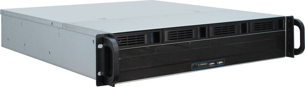EAN 4260133128644 - Inter-Tech 2U-2404L Estante Negro, Plata imagen 1