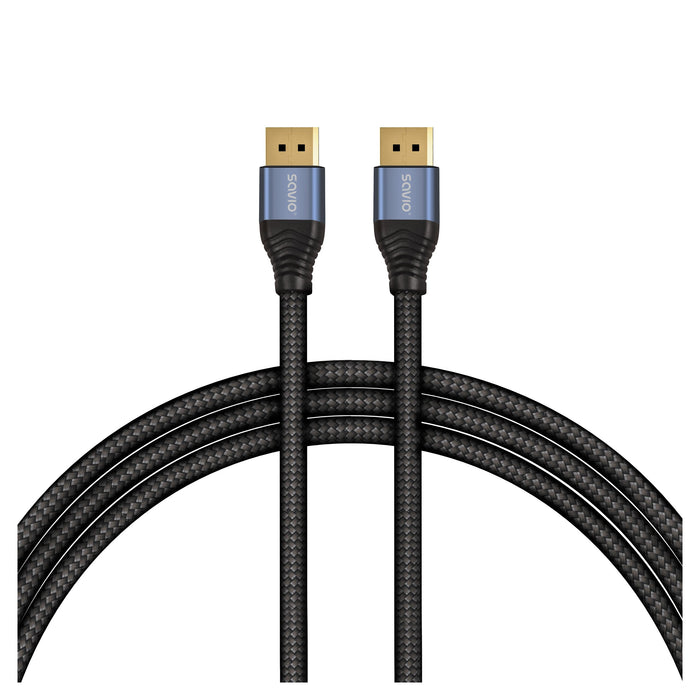 EAN 5907264119965 - Savio CL-211 cable DisplayPort 3 m Negro imagen 1