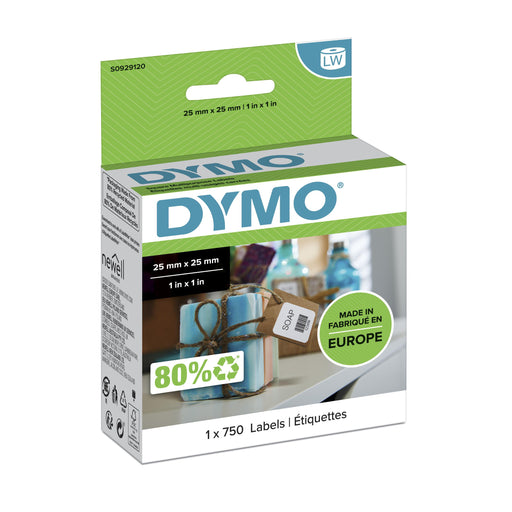 EAN 3501170929124 - DYMO LW - Multi-Purpose Labels - 25 x 25 mm - S0929120 Blanco Etiqueta para impresora autoadhesiva imagen 2