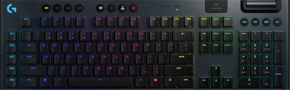 EAN 5099206099722 - Logitech G 920-010591 teclado Ratón incluido Juego RF Wireless + Bluetooth QWERTY Italiano Negro imagen 2