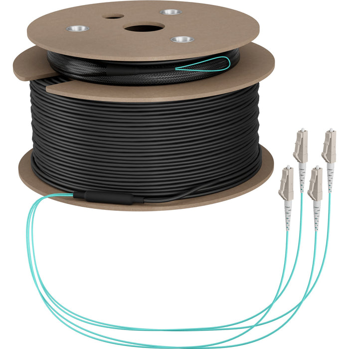 EAN 4049759304768 - EFB Elektronik O8303S90OM3 Cable de fibra óptica e InfiniBand 90 m 4x LC U-DQ(ZN) BH Color aguamarina, Be imagen 1