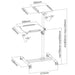 EAN 8057685309593 - Techly ICA-TB TPM-6 mueble y soporte para dispositivo multimedia Blanco Mesita con ruedas para multimedia imagen 3