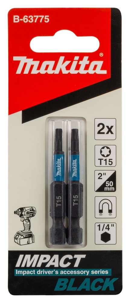 EAN 0088381533041 - Makita B-63775 punta de destornillador 2 pieza(s) imagen 1