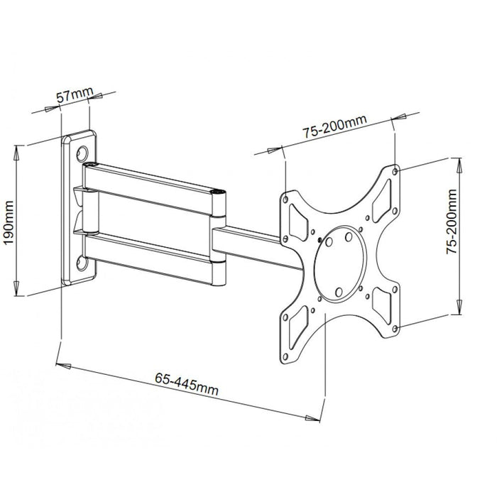 EAN 8059018365269 - Techly ICA-LCD 2903BICOL soporte para TV 94 cm (37") Blanco, Negro imagen 3