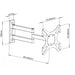 EAN 8059018365269 - Techly ICA-LCD 2903BICOL soporte para TV 94 cm (37") Blanco, Negro imagen 3