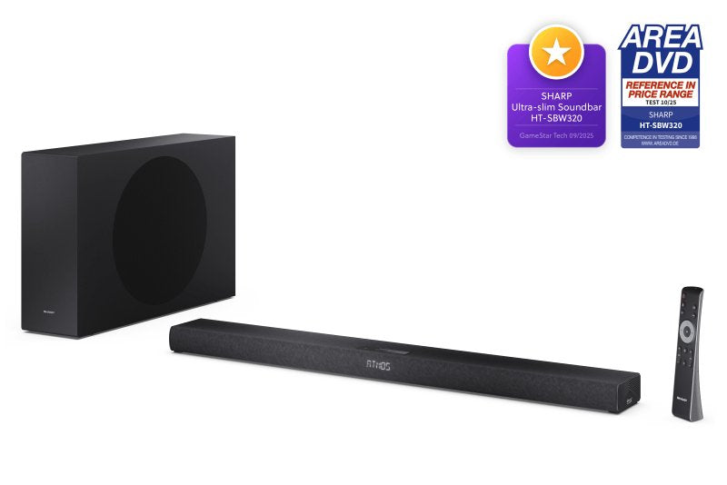 EAN 4550556175098 - Sharp HT-SBW320 altavoz soundbar Negro 2.1 canales 360 W imagen 2