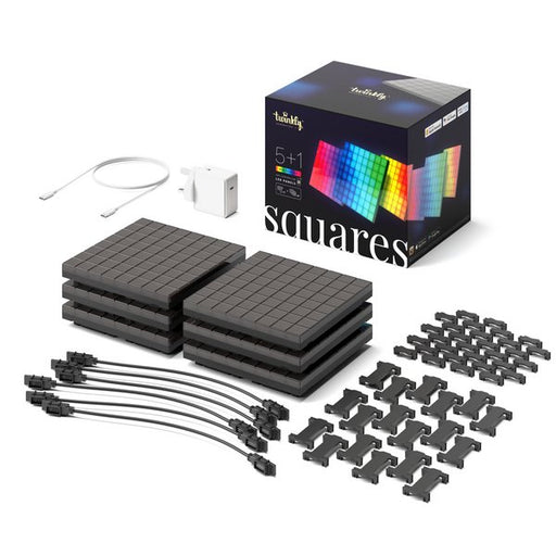 EAN 8056326679071 - Twinkly Squares Panel inteligente Wi-Fi/Bluetooth imagen 2