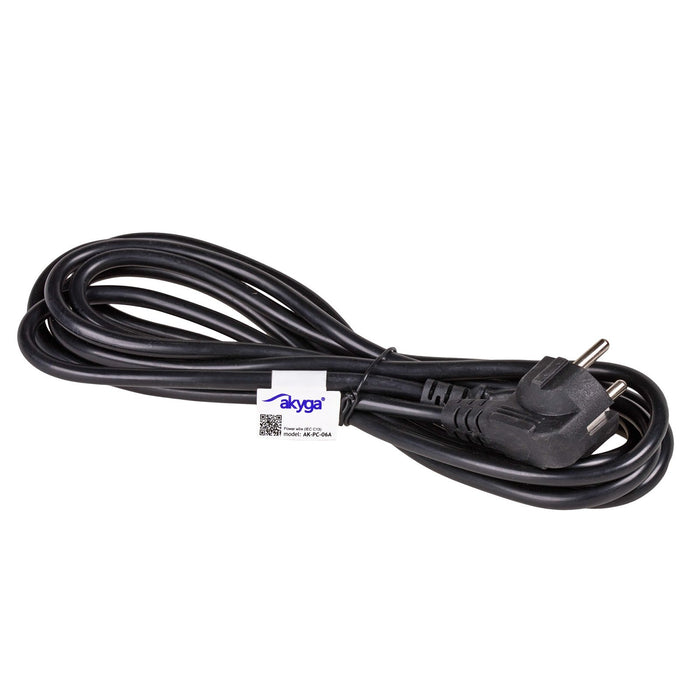 EAN 5901720130853 - Akyga AK-PC-06A cable de transmisión Negro 3 m CEE7/7 IEC C13 imagen 2
