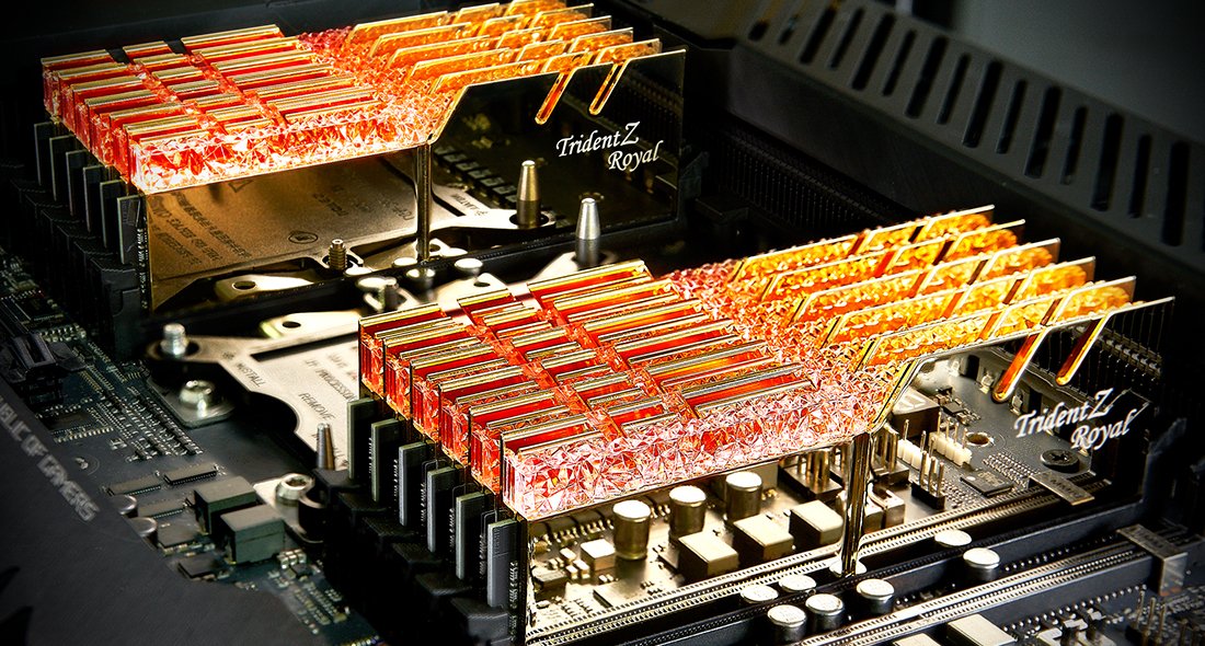 EAN 4713294221902 - G.Skill Trident Z Royal F4-3200C16Q2-128GTRG módulo de memoria 128 GB 8 x 16 GB DDR4 288-pin DIMM imagen 5