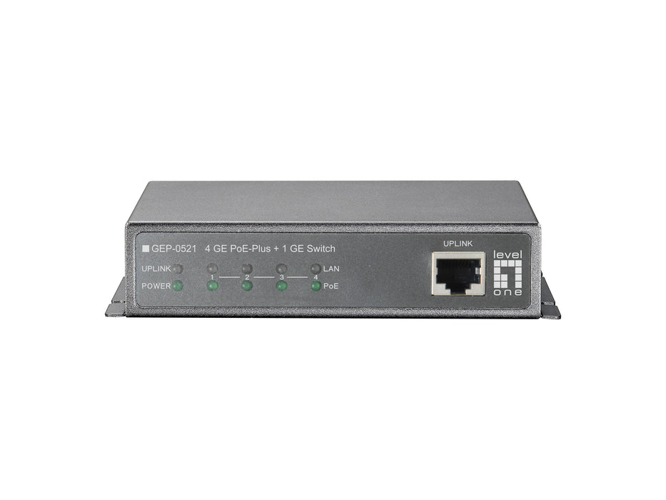 EAN 4015867185742 - LevelOne GEP-0521 switch No administrado Gigabit Ethernet (10/100/1000) Energía sobre Ethernet (PoE) Gris imagen 3