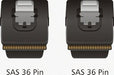 EAN 4043619830732 - DeLOCK M/M SAS Cable 0,1 m Negro, Rojo imagen 2