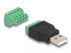 EAN 4043619659715 - DeLOCK 65971 cambiador de género para cable USB 2.0 Type-A 1 x 5 pin Negro, Verde imagen 2