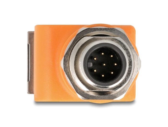 EAN 4043619606276 - DeLOCK 60627 cambiador de género para cable M12 RJ45 Naranja imagen 2