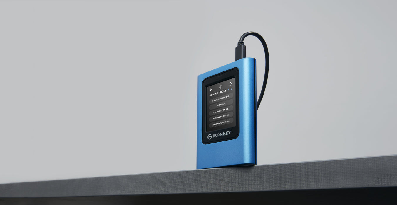 EAN 0740617341409 - Kingston Technology IronKey Vault Privacy 80 7,68 TB USB Tipo C 3.2 Gen 1 (3.1 Gen 1) Azul imagen 13