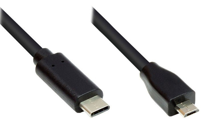 EAN 4014619366811 - Alcasa GC-M0123 cable USB USB 2.0 2 m Micro-USB B USB C Negro imagen 1