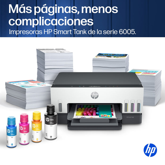 EAN 0196068257002 - HP Smart Tank 6005 All in One Printer Inyección de tinta térmica A4 4800 x 1200 DPI 12 ppm Wifi imagen 5