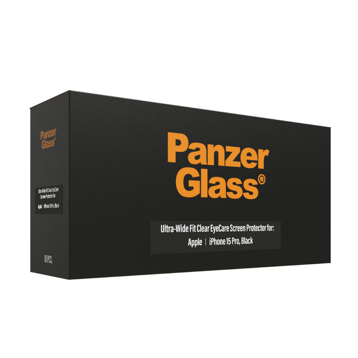 EAN 5715685000171 - PanzerGlass ® EyeCARE™ Screen Protector iPhone 15 Pro | Ultra-Wide Fit Protector de pantalla Apple 1 piez imagen 2