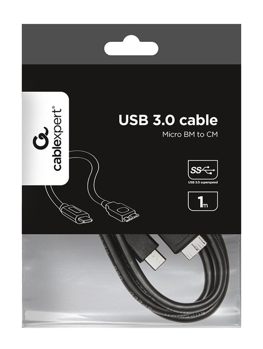 EAN 8716309086509 - Gembird CCP-USB3-MBMCM-1M cable USB USB 3.2 Gen 1 (3.1 Gen 1) USB C Micro-USB B Negro imagen 3