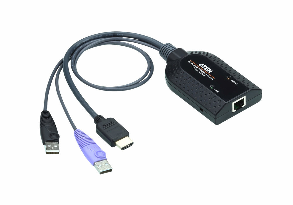 EAN 4719264647260 - ATEN KA7188-AX cable para video, teclado y ratón (kvm) Negro, Metálico, Púrpura imagen 1