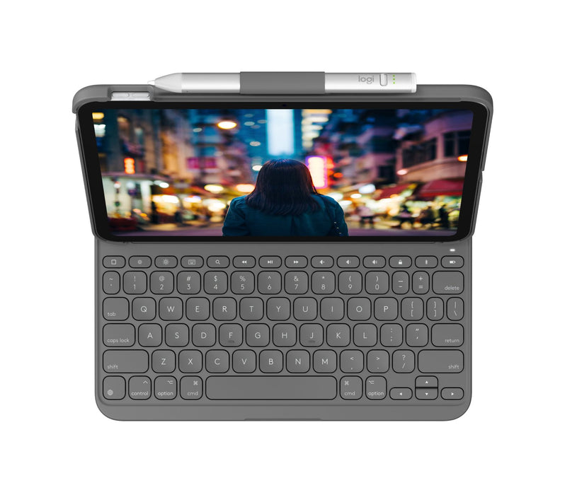 EAN 5099206107427 - Logitech 920-011423 teclado para móvil QWERTZ Alemán Bluetooth Gris imagen 3
