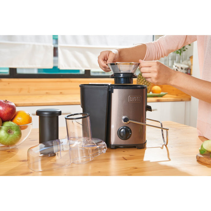 EAN 8432406240025 - Black & Decker BXJE600E exprimidor 600 W Acero inoxidable imagen 8