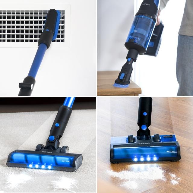 EAN 8435484007955 - Cecotec Conga Rockstar 8500 Infinity ErgoWet Animal T Batería Seca y húmeda Sin bolsa 250 W Negro, Azul imagen 13