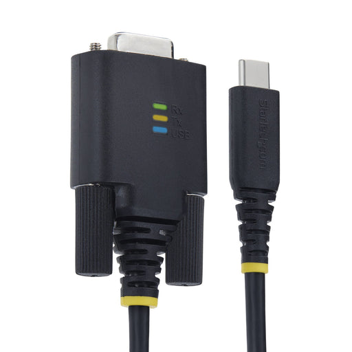 EAN 65030898430 - StarTech.com 1P6FFC-USB-C-SERIAL cable de serie Negro USB Tipo C RS-232 imagen 2