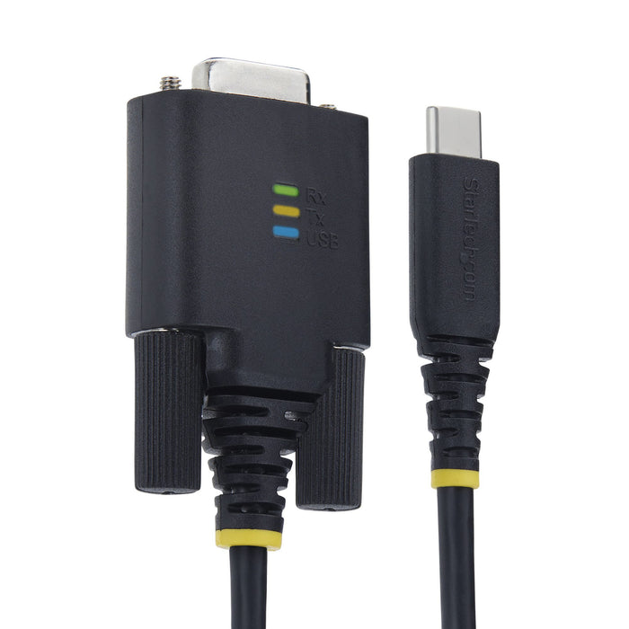 EAN 65030898430 - StarTech.com 1P6FFC-USB-C-SERIAL cable de serie Negro USB Tipo C RS-232 imagen 2