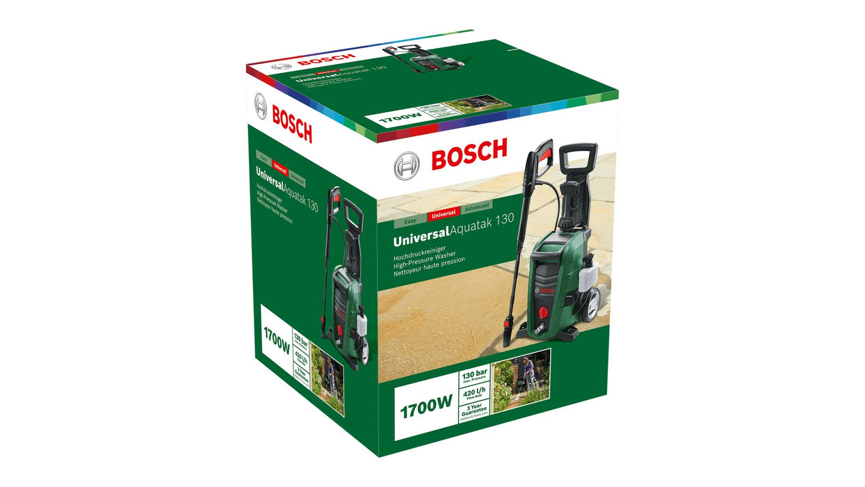 EAN 3165140883702 - Bosch Universal Aquatak 130 Limpiadora de alta presión o Hidrolimpiadora Vertical Eléctrico 380 l/h 1700  imagen 4