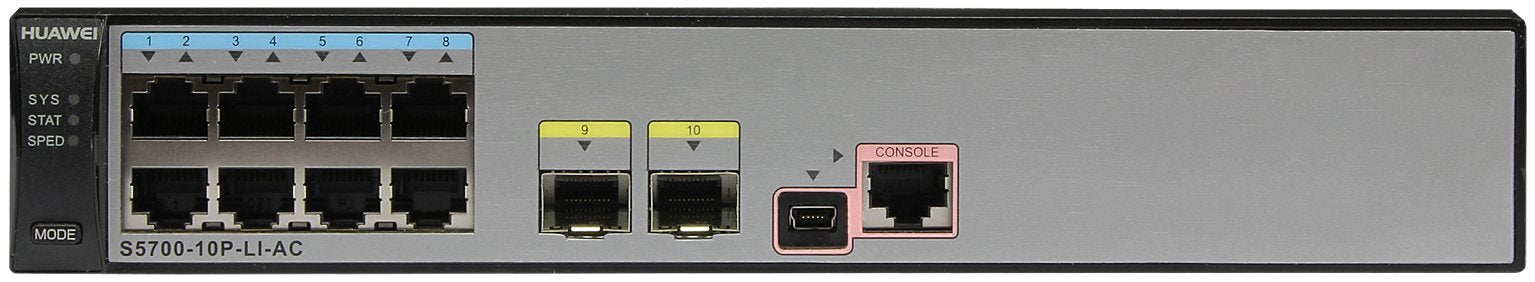 EAN 6901443013784 - Huawei S5700-10P-LI-AC Gestionado L2/L3 Gigabit Ethernet (10/100/1000) Negro imagen 1