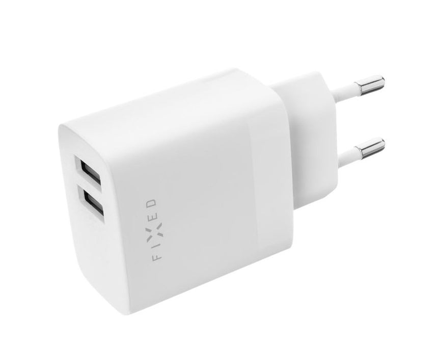 EAN 8591680149940 - FIXED FIXC17N-2U-WH cargador de dispositivo móvil Smartphone, Tableta Blanco Corriente alterna Carga rápi imagen 1