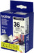 EAN 4977766054201 - Brother TZ-261 cinta para impresora de etiquetas Negro sobre blanco imagen 1