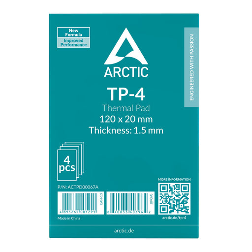 EAN 4895265001291 - ARCTIC TP-4 compuesto disipador de calor Parche térmico imagen 2