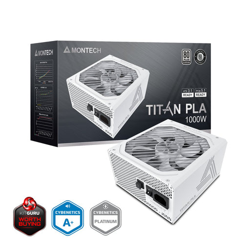 EAN 4710562743616 - Montech TITAN PLA 1000W unidad de fuente de alimentación 20+4 pin ATX ATX Blanco imagen 2