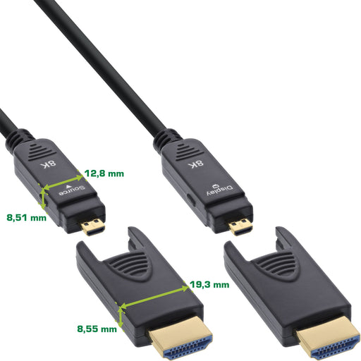 EAN 4043718333776 - InLine 17980O cable HDMI 80 m HDMI Type-A/HDMI Type-D Negro imagen 2