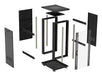 EAN 5901969448283 - Lanberg FF01-6818-12B armario rack 18U Rack o bastidor independiente Negro imagen 12
