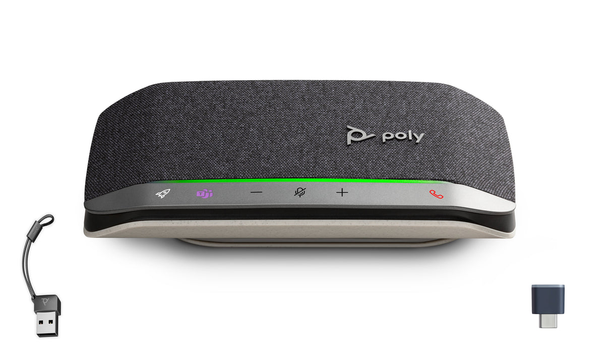 EAN 0198990677187 - HP Poly Sync 20+M Speakerphone USB-C/A Adapter altavoz PC Negro imagen 1