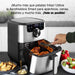 EAN 8713016091123 - Princess 182037 Sencillo 4,5 L Independiente 1500 W Freidora de aire caliente Plata imagen 34