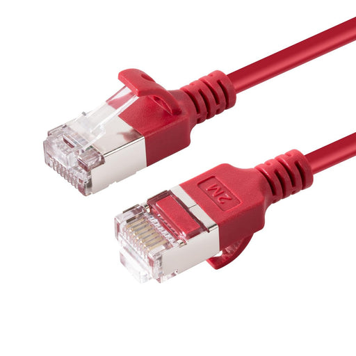 EAN 5715328116870 - Microconnect V-FTP6A0015R-SLIM cable de red Rojo 0,15 m Cat6a U/FTP (STP) imagen 1