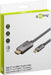 EAN 4040849756993 - Goobay 75699 adaptador de cable de vídeo 1 m USB Tipo C HDMI tipo A (Estándar) Negro, Plata imagen 3