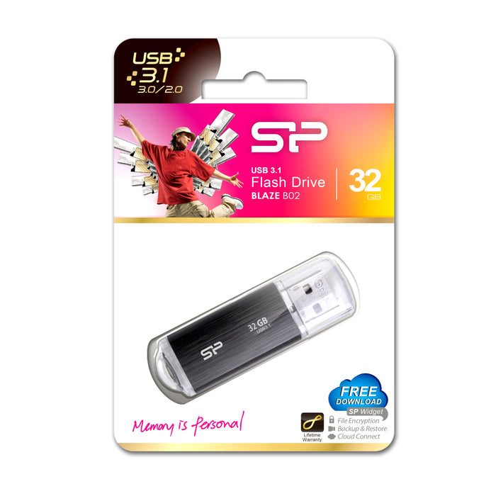 EAN 4712702646467 - Silicon Power Blaze B02 unidad flash USB 32 GB USB tipo A 3.2 Gen 1 (3.1 Gen 1) Negro imagen 6