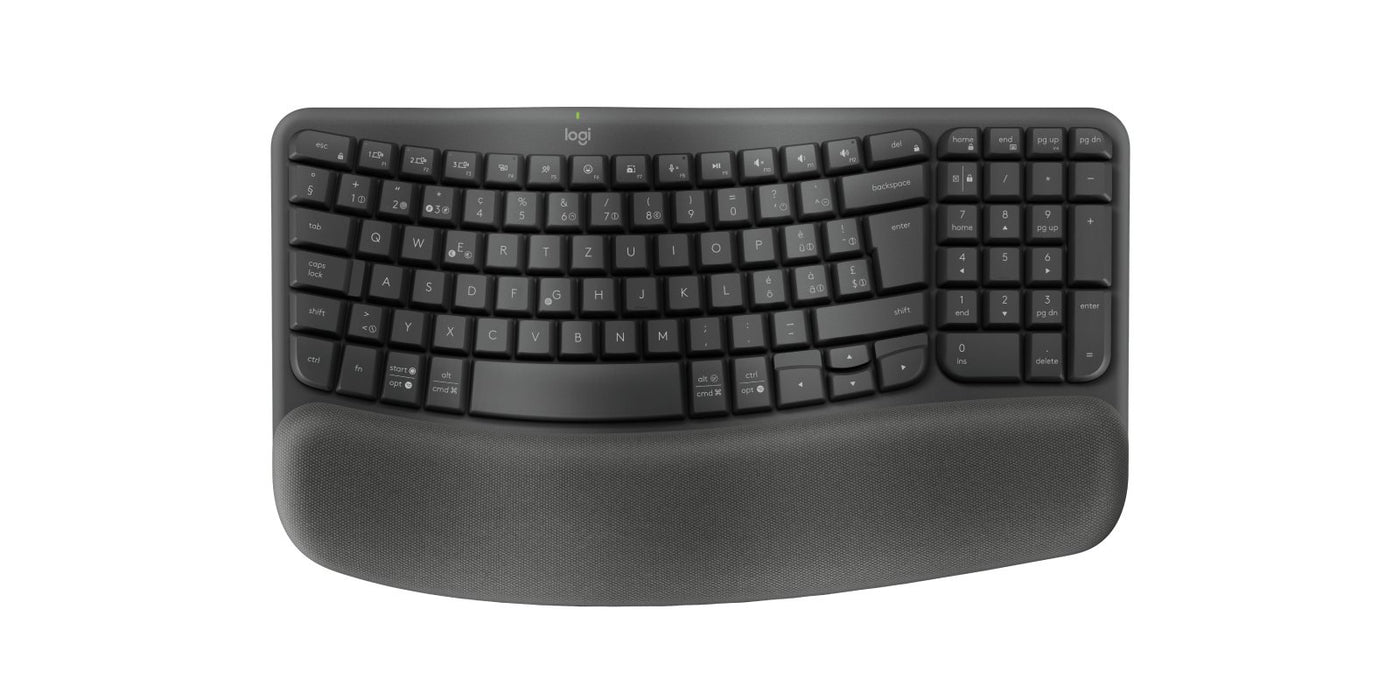 EAN 5099206117334 - Logitech Wave Keys teclado Oficina RF Wireless + Bluetooth QWERTZ Suizo Grafito imagen 1