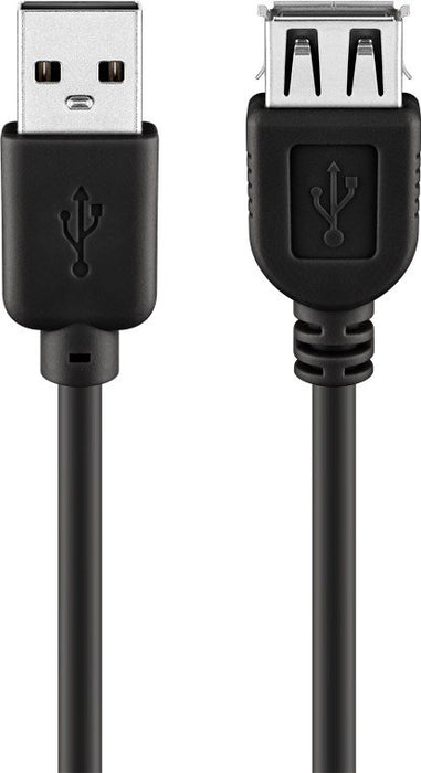 EAN 4040849689055 - Goobay 68905 cable USB USB 2.0 5 m USB A Negro imagen 1