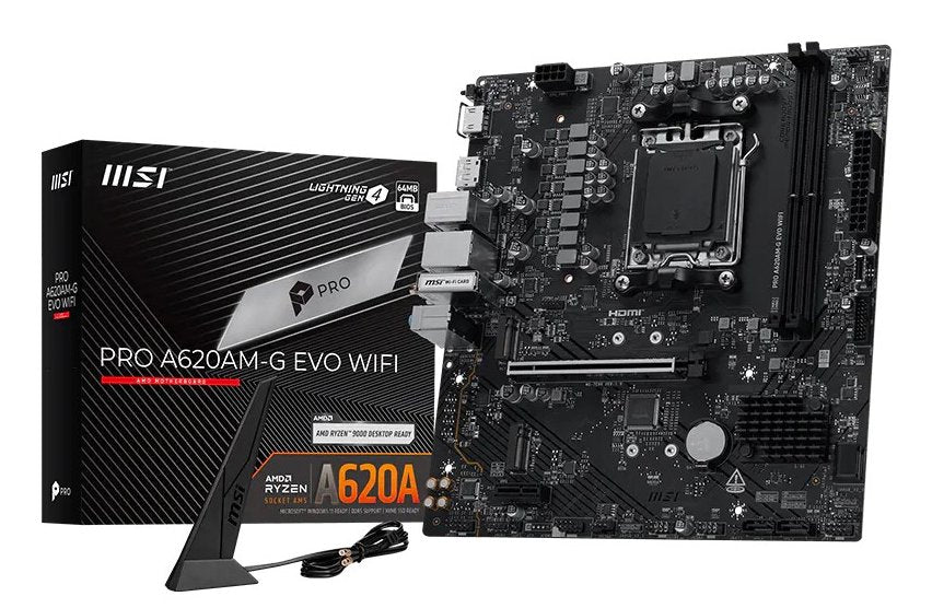 EAN 4711377417501 - MSI Pro A620AM-G EVO WIFI AMD A620A Zócalo AM5 micro ATX imagen 1