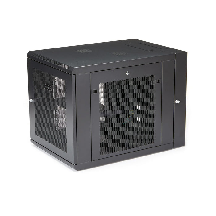 EAN 0065030870436 - StarTech.com RK1232WALHM armario rack Bastidor de pared Negro imagen 3