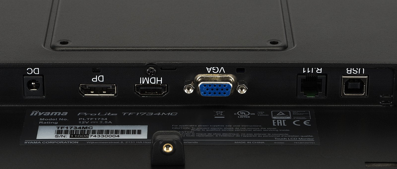 EAN 4948570118397 - iiyama TF1734MC-B7X pantalla para PC 43,2 cm (17") 1280 x 1024 Pixeles SXGA LED Pantalla táctil Negro imagen 8