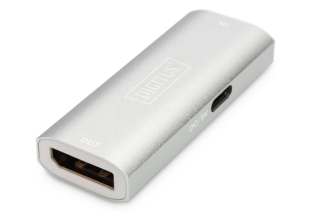 EAN 4016032483717 - Digitus DS-55524 extensor audio/video Repetidor de señales AV Plata imagen 2