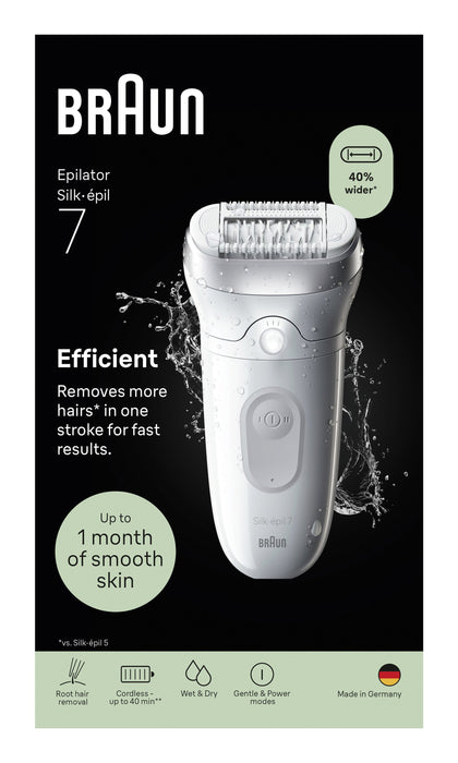 EAN 8700216963367 - Braun Silk-épil 7 Silk-epil 7 SE7-000 40 pinzas Plata imagen 3